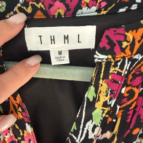 THML Multicolor Abstract Pattern Top - Picture 3 of 3